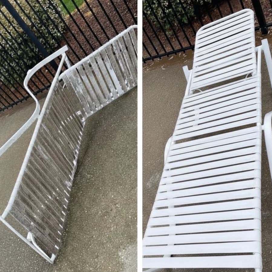 Pool Furniture Cleaning