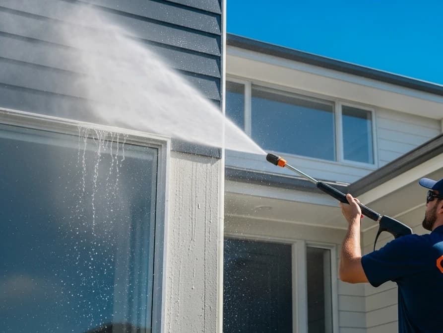 Professional pressure washing service